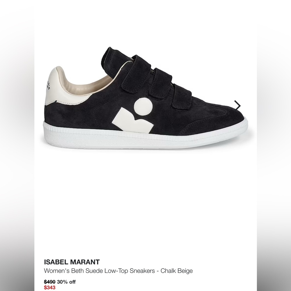 Isabel Marant Beth Suede Sneaker size 38